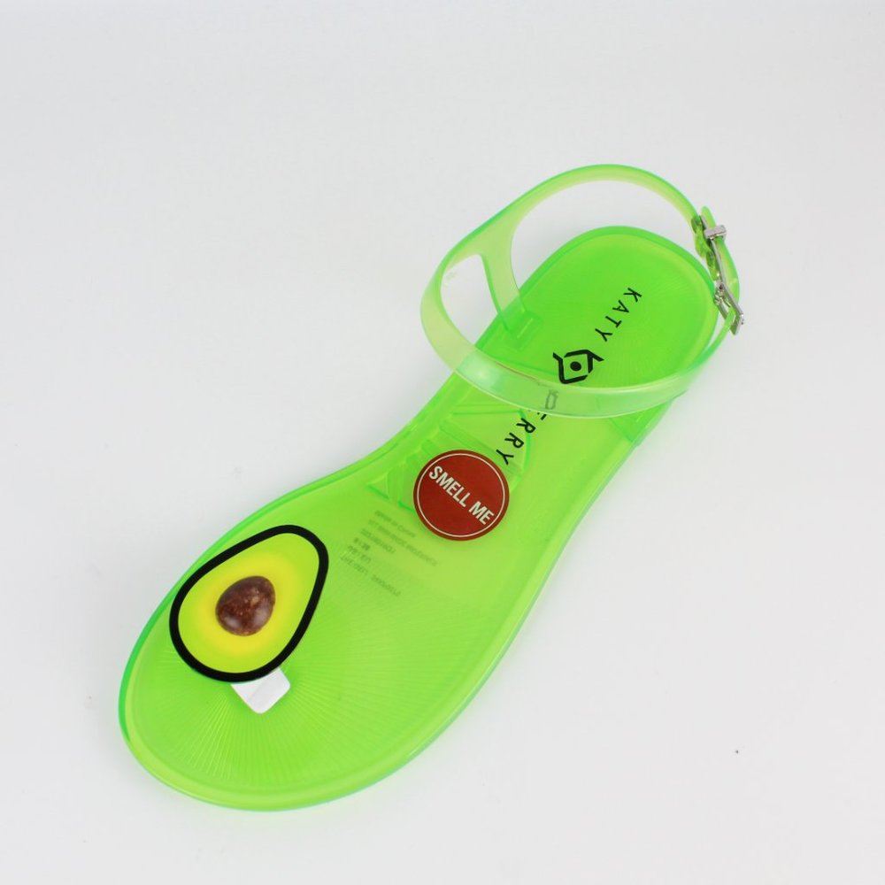 NEW KATY PERRY Geli Jelly Avocado Sandal, US 10 - Picture 8 of 11